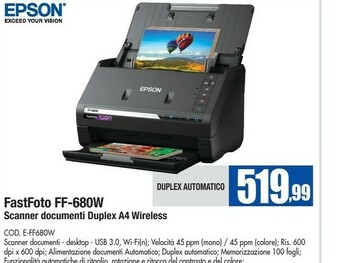 Wellcome Epson Stampante offerta