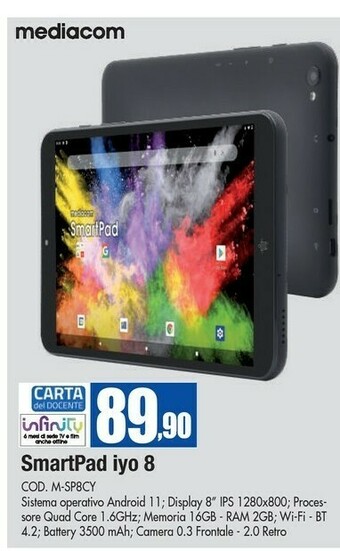 Wellcome Mediacom Tablet mediacom offerta