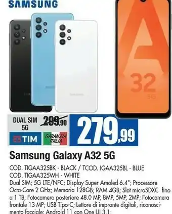 Wellcome Samsung Galaxy A30 offerta