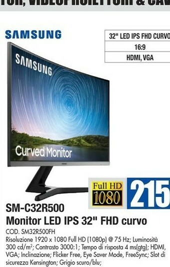 Wellcome Samsung Monitor tv offerta