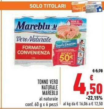 Conad Superstore Mareblu Tonno offerta