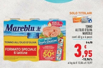 Conad Superstore Mareblu Tonno offerta