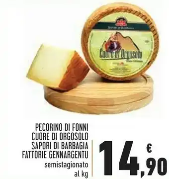Conad Superstore Cuore Pecorino offerta