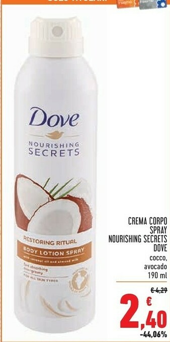 Conad Superstore Dove Crema corpo offerta