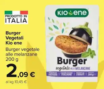 Kio ene Burger Vegetali 200 g