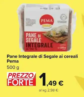 Pema Pane Integrale di Segale ai cereali 500 g