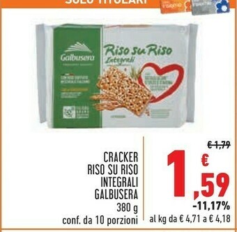Conad Superstore Galbusera Crackers offerta