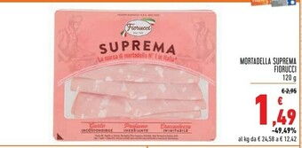Conad Superstore Fiorucci Mortadella offerta