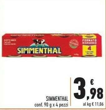 Conad Superstore Simmenthal Carne in scatola offerta
