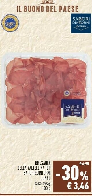 Conad Superstore Sapori Bresaola offerta