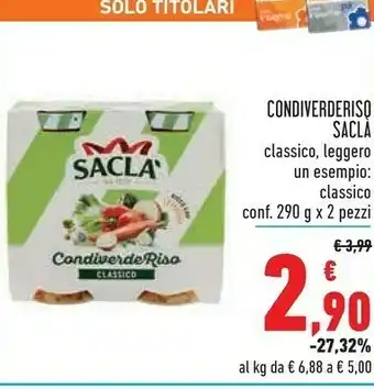Conad Superstore Saclà Conserve offerta