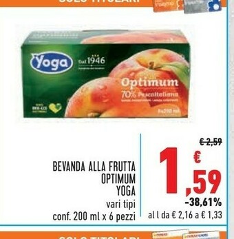 Conad Superstore Yoga succhi offerta