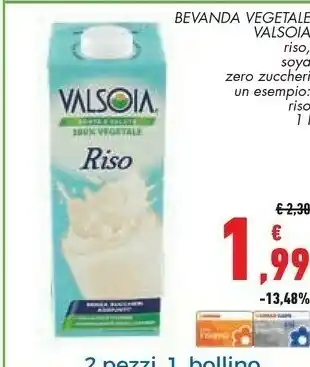 Conad Superstore Valsoia Bevande analcoliche offerta