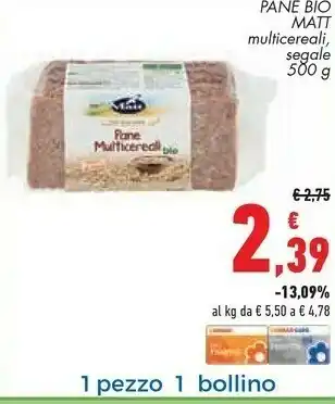 Conad Superstore Matt Pane di segale offerta