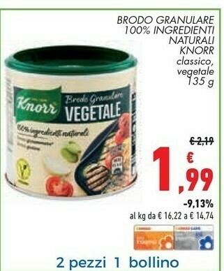 Conad Knorr Brodo offerta