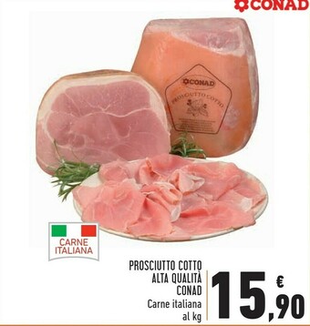 Conad Prosciutto cotto offerta
