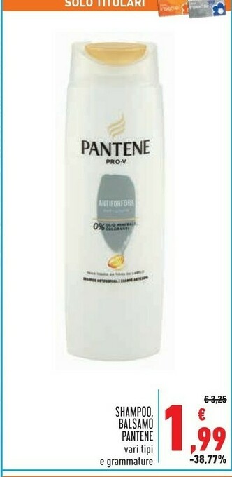 Conad Pantene Shampoo offerta