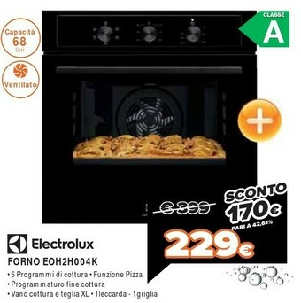 Expert Electrolux Forno EOH2H004K offerta