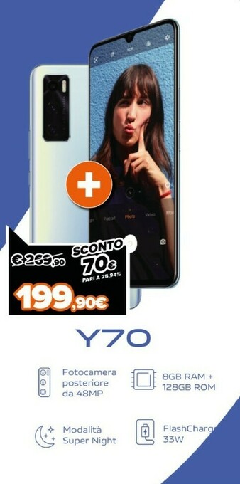 Expert Vivo Y70 offerta
