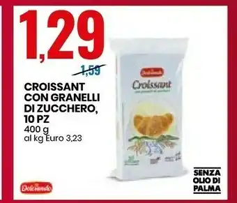 Dolciando Croissant Con Granelli Di Zucchero