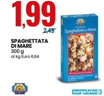 Eurospin Athena Spaghettata Di Mare offerta