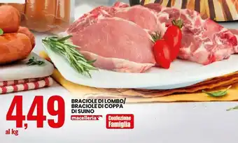 Eurospin Braciole Di Lombo/ Braciole Di Coppa Di Suino offerta