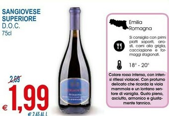 MD Discount Sangiovese Superiore DOC offerta