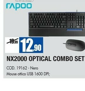 Wellcome Rapoo Mouse offerta