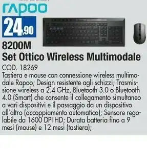 Wellcome Rapoo Tastiera offerta
