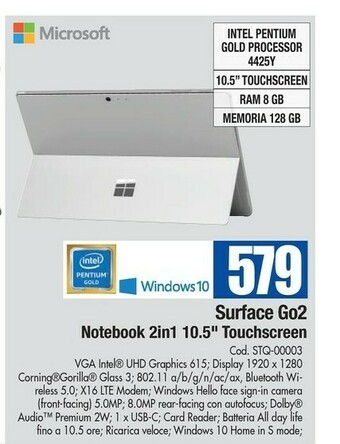 Wellcome Microsoft Surface offerta