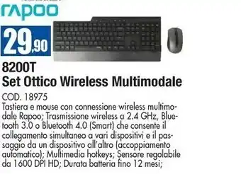 Wellcome Rapoo Mouse offerta