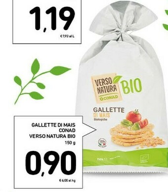 Conad Superstore Natura bio Gallette di mais offerta