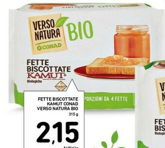 Conad Superstore Natura bio Fette biscottate offerta