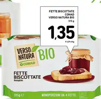Conad Superstore Natura bio Fette biscottate offerta
