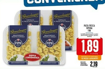 Conad Superstore Fini Modena Pasta ripiena offerta