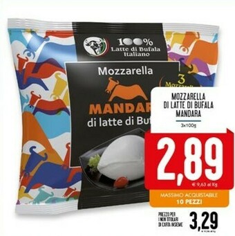 Conad Superstore Mandara Mozzarella di bufala offerta