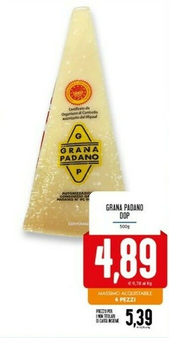 Conad Superstore Grana Padano Formaggio offerta