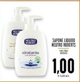 Conad Superstore Neutro Roberts Sapone liquido offerta