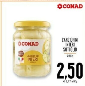 Conad Superstore Carciofini sott'olio offerta