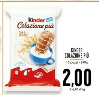 Conad Superstore Kinder  Colazione Più offerta