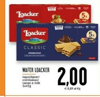 Conad Superstore Loacker Wafer offerta