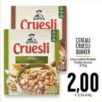 Conad Superstore Quaker Cereali offerta