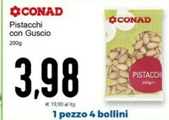 Conad Superstore Pistacchi offerta