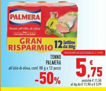 Conad Superstore Palmera Tonno offerta