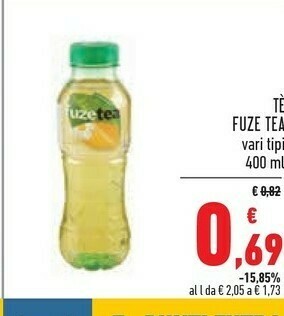 Conad Superstore Fuze tea The offerta