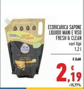 Conad Superstore Fresh & Clean Sapone liquido offerta