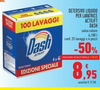 Conad Superstore Dash Detersivo lavatrice offerta