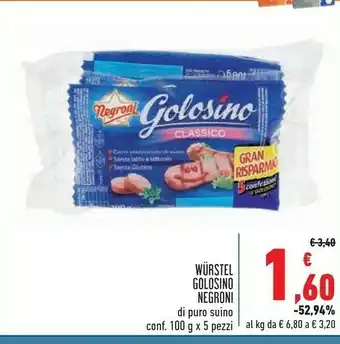 Conad Superstore Negroni Wurstel offerta