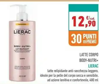 Conad Superstore Lierac Crema corpo offerta