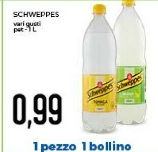 Conad Schweppes Bevande analcoliche offerta